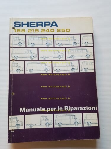 Leyland Sherpa 185 215 240 250 manuale officina italiano originale