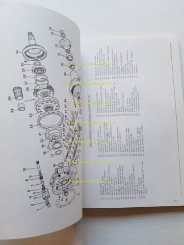 Leyland Sherpa 185 215 240 250 manuale officina italiano originale