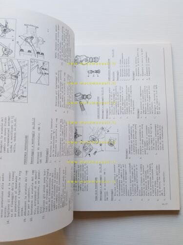 Leyland Sherpa 185 215 240 250 manuale officina italiano originale