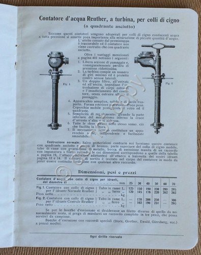 Libretto - Fantini & C. Milano - Contatori d'Acqua - … | Immagine Gallery 2