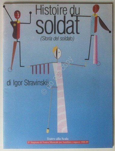 Libretto - Hostoire du Soldat - Disegni di Veronesi - …