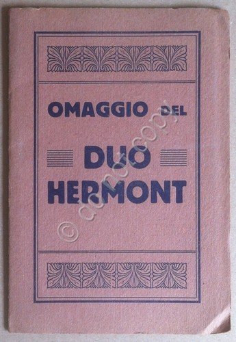 Libretto - Omaggio del Duo Hermont - Anni '30 - … | Immagine principale