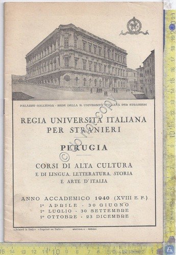 Libretto - Regia Univeristà Italiana per Stranieri - Perugia - … | Immagine principale