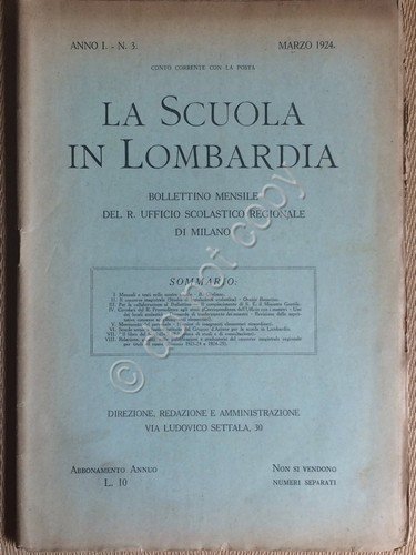 Libretto - Regio Ufficio Scolastico - La Scuola in Lombardia … | Immagine principale