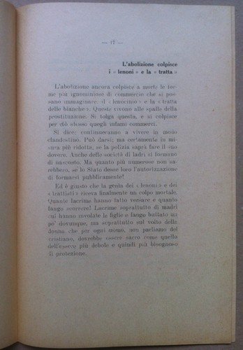 Libretto - Senato Italiano 1949 - Regolamentazione o Abolizione? - … | Immagine Gallery 2