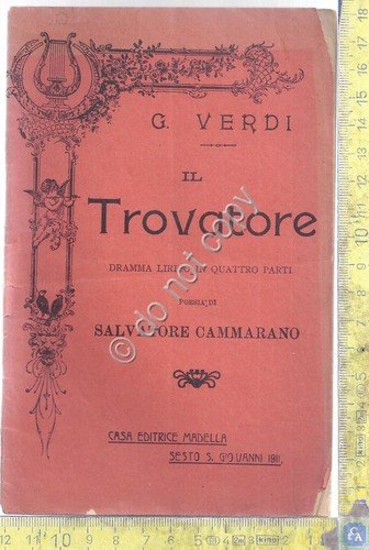 Libretto Opera - Il Trovatore - G. Verdi - Casa … | Immagine principale