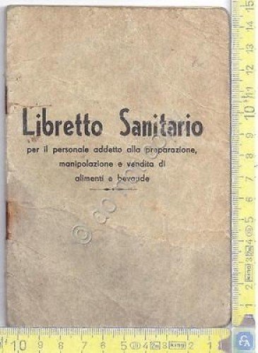 Libretto Sanitario - Bollo Diritti Sanitari L.5 - Marca Bollo …
