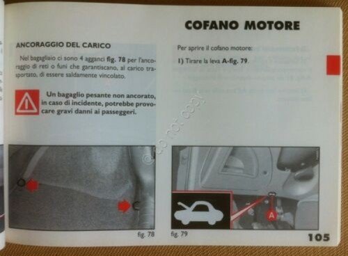 Libretto uso e manutenzione - Fiat Bravo - 1^ edizione