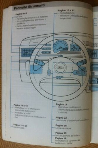 Libretto uso e manutenzione - FORD Fiesta - 1990 - …