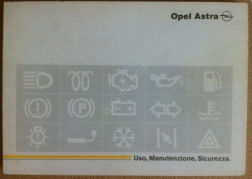Libretto uso e manutenzione - OPEL Astra - 1992 - …