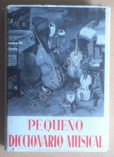 Libro - Ricardo Bach - Pequeño Diccionario Musical - Edicione …
