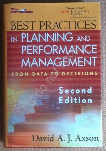 Libro Book - - Best practices in Planning and Performance … | Immagine principale