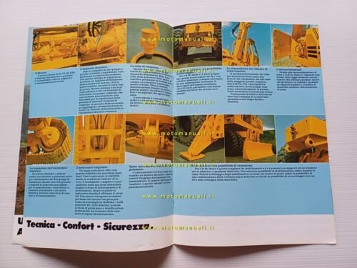Liebherr A-R 911 serie C escavatore idraulico 1977 depliant italiano …