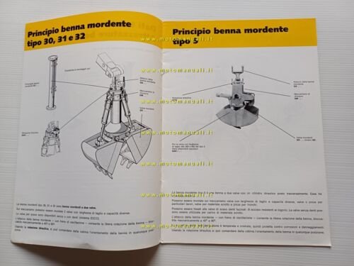 Liebherr benne mordenti 1976 scheda tecnica depliant italiano originale