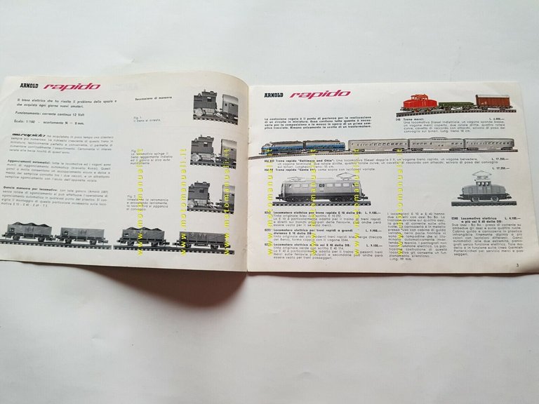 LIMA ARNOLD BRITAINS ATLAS LOTTO 4 CATALOGHI TRENI ANNI 60-70 …