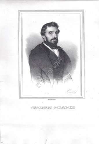 Litografia - Giovanni Colleoni - .XIX Secolo | Immagine principale