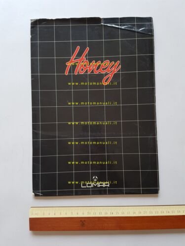 LOMAR Honey 125 Miniauto motore Cagiva 1986 depliant originale italiano