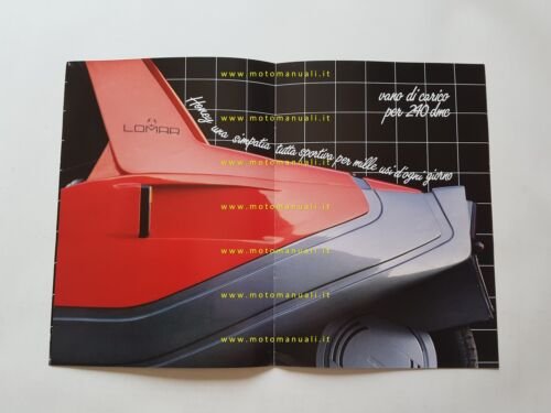 LOMAR Honey 125 Miniauto motore Cagiva 1986 depliant originale italiano