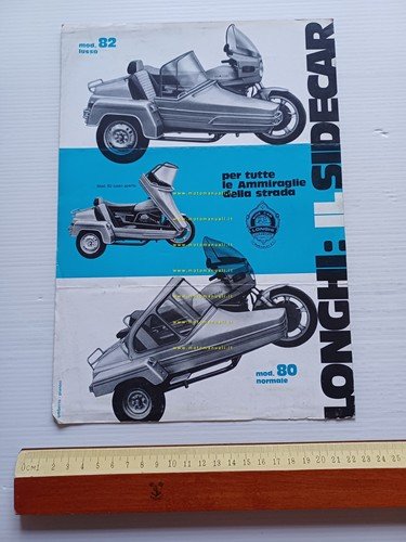 Longhi Sidecar mod. 80 Normale - mod. 82 Lusso depliant …