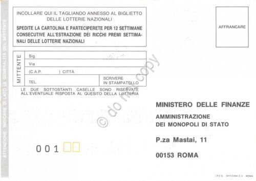 Lotteria Nazionale del Carnevale di Viareggio Putignano Cartolina Acqua San …