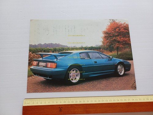 Lotus Esprit Turbo Intercooler 2.0 depliant originale italiano