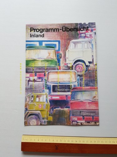 Magirus-Deutz Autocarri modelli 1973 depliant tedesco originale