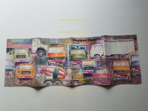 Magirus-Deutz Autocarri modelli 1973 depliant tedesco originale