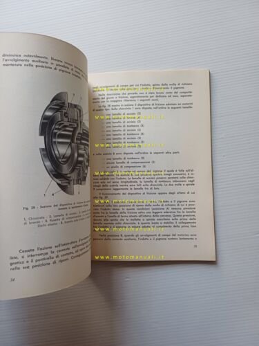 Magneti Marelli manuale officina motorini avviamento auto 1959 originale
