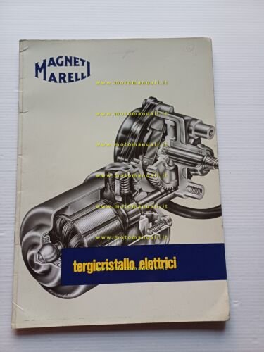 Magneti Marelli manuale officina riparazione tergicristalli auto 1971 originale