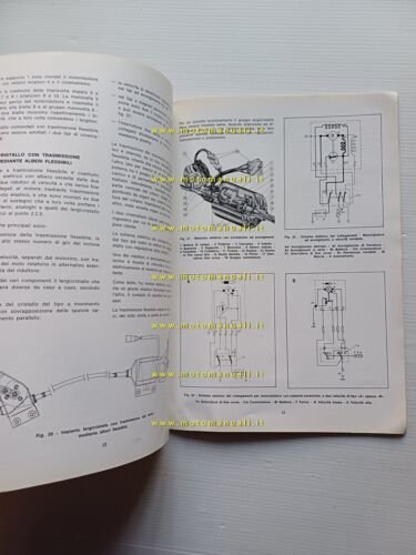 Magneti Marelli manuale officina riparazione tergicristalli auto 1971 originale