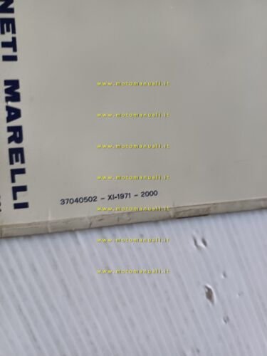 Magneti Marelli manuale officina riparazione tergicristalli auto 1971 originale