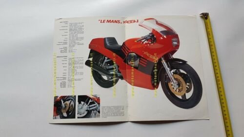 Magni Le Mans 1000 Moto Guzzi 1985 depliant originale brochure
