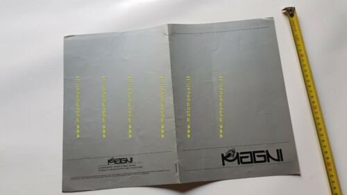 Magni Le Mans 1000 Moto Guzzi 1985 depliant originale brochure