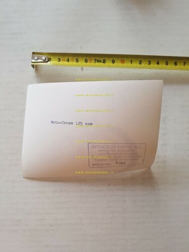 Maico 125 Cross 1974 foto cartella stampa originale press photo …