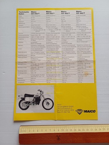 Maico 250 - 350 - 400 - 440 Enduro 1979 …