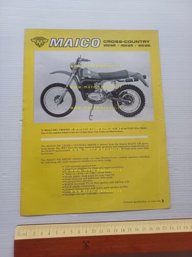 Maico 250 WR - 400 WR - 450 WR 1977 …
