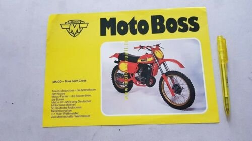 Maico cross MC 250/T- 400/T- 440/T 1979 depliant originale moto …
