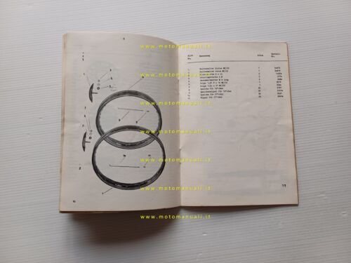 Maico Gelandesport-Cross anni 60 catalogo ricambi originale Spare Part List