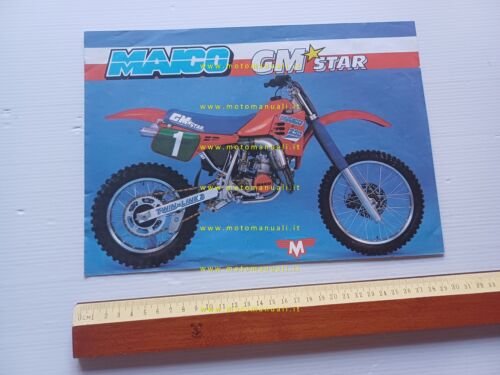 Maico GM Star 250 - 500 1986 depliant originale italiano