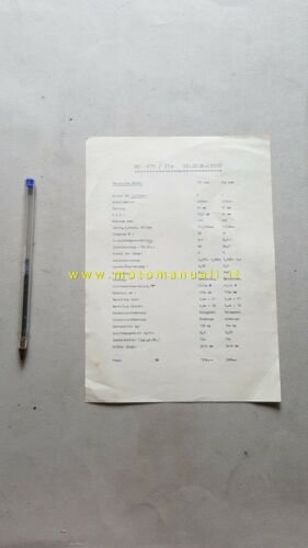 Maico GS 175 - 250 Regolarità Enduro anni 60 depliant …