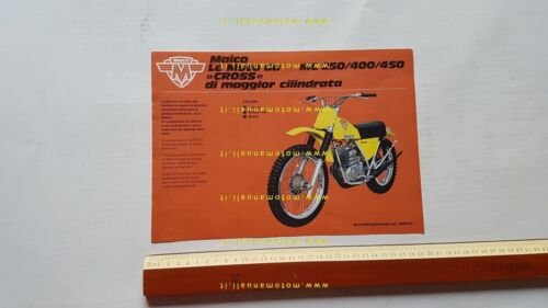 Maico MC 250 400 450 1973 motocross depliant originale motorcycle …