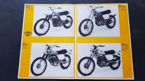 Maico produzione moto cross 1975-76 depliant originale motorcycle brochure