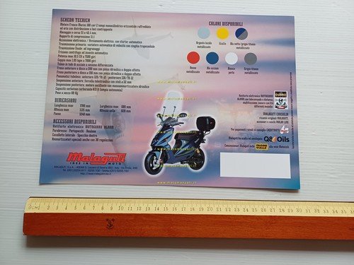 Malaguti 100 Phantom F12 depliant italiano originale