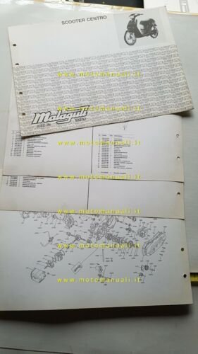 Malaguti 50 Centro Scooter 1991 catalogo ricambi originale spare parts …