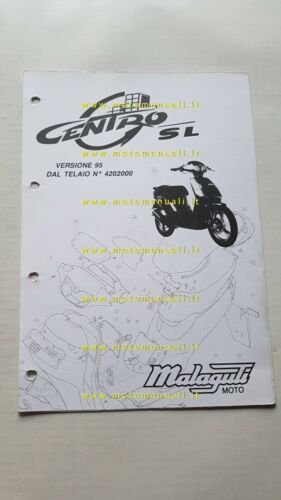 Malaguti 50 Centro SL '94-97 3 cataloghi ricambi scooter originali …