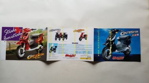 Malaguti 50 Crosser EL. - C.R.1 Scooter depliant originale ITALIANO