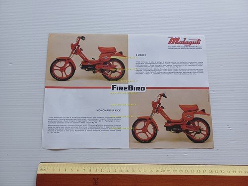 Malaguti 50 Drop - 50 Firebird depliant italiano originale