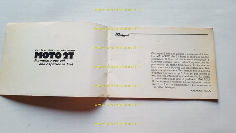 Malaguti 50 Enduro RCX-RCX W - Custom manuale uso originale …