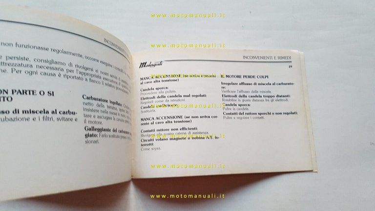 Malaguti 50 Enduro RCX-RCX W - Custom manuale uso originale …