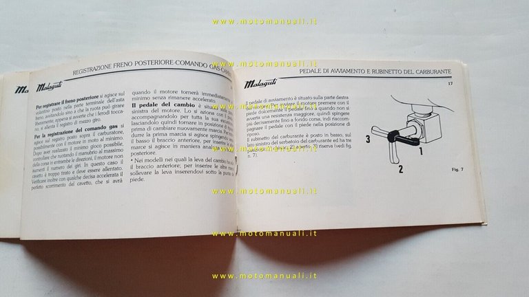 Malaguti 50 Enduro RCX-RCX W - Custom manuale uso originale …